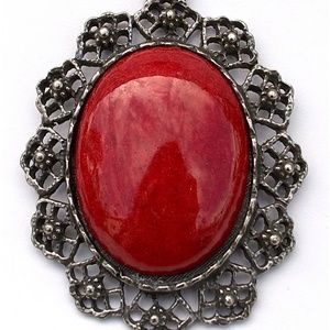 GASOLINE GLAMOUR RED JADE NECKLACE